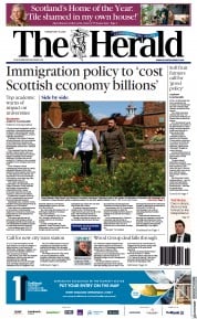 The Herald front page for 16 May 2023
