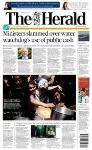 The Herald front page for 16 May 2025