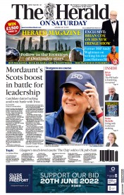 The Herald (UK) Newspaper Front Page for 16 July 2022