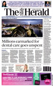 The Herald (UK) Newspaper Front Page for 16 August 2022