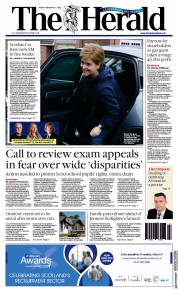 The Herald (UK) Newspaper Front Page for 17 February 2023