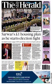 The Herald (UK) Newspaper Front Page for 18 February 2023