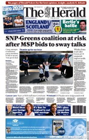 The Herald (UK) Newspaper Front Page for 18 June 2021