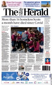 The Herald (UK) Newspaper Front Page for 19 April 2023
