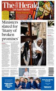 The Herald front page for 19 April 2025