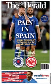 The Herald (UK) Newspaper Front Page for 19 May 2022