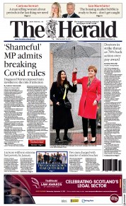 The Herald (UK) Newspaper Front Page for 19 August 2022