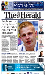 The Herald (UK) Newspaper Front Page for 1 June 2022