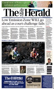 The Herald (UK) Newspaper Front Page for 1 June 2023