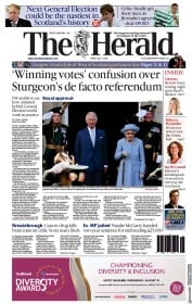 The Herald (UK) Newspaper Front Page for 1 July 2022