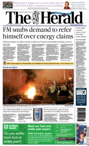 The Herald front page for 21 November 2023