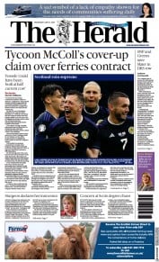 The Herald (UK) Newspaper Front Page for 21 June 2023