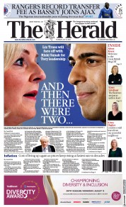 The Herald (UK) Newspaper Front Page for 21 July 2022