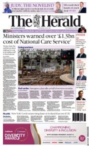 The Herald front page for 22 June 2022
