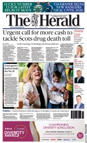 The Herald (UK) Newspaper Front Page for 22 July 2022