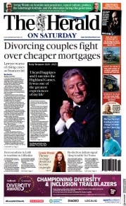 The Herald (UK) Newspaper Front Page for 22 July 2023