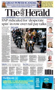 The Herald front page for 23 May 2022