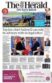 The Herald (UK) Newspaper Front Page for 23 July 2022