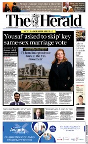 The Herald (UK) Newspaper Front Page for 24 February 2023