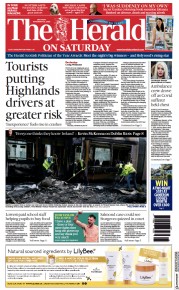 The Herald front page for 25 November 2023