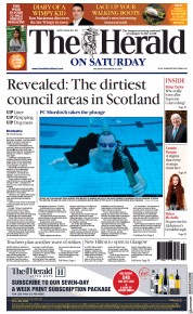 The Herald front page for 26 November 2022