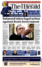 The Herald (UK) Newspaper Front Page for 26 March 2021