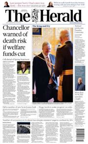 The Herald front page for 26 March 2025
