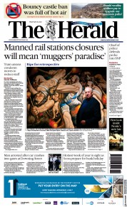 The Herald front page for 26 May 2023