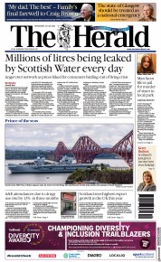The Herald (UK) Newspaper Front Page for 26 July 2023