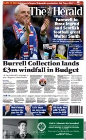 The Herald (UK) Newspaper Front Page for 27 October 2021