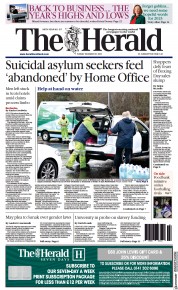 The Herald (UK) Newspaper Front Page for 27 December 2022