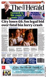 The Herald (UK) Newspaper Front Page for 28 January 2022