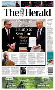 The Herald front page for 28 February 2025