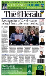 The Herald (UK) Newspaper Front Page for 28 April 2022