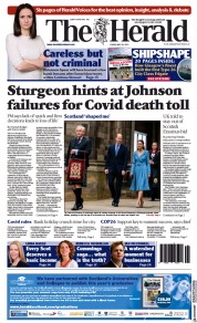 The Herald (UK) Newspaper Front Page for 28 May 2021