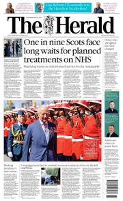 The Herald front page for 28 May 2025