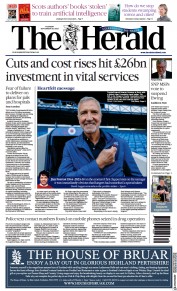 The Herald front page for 28 September 2023