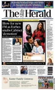 The Herald (UK) Newspaper Front Page for 29 March 2023