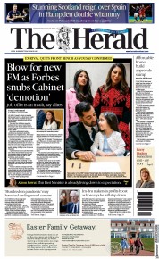 The Herald (UK) Newspaper Front Page for 29 March 2023