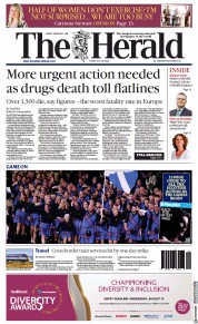 The Herald (UK) Newspaper Front Page for 29 July 2022