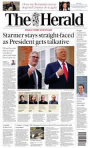 The Herald front page for 29 July 2025