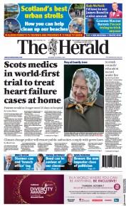 The Herald (UK) Newspaper Front Page for 2 October 2021