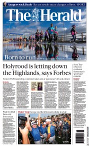 The Herald front page for 2 October 2023