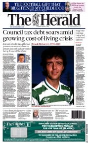The Herald (UK) Newspaper Front Page for 2 January 2023