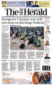 The Herald front page for 2 May 2022