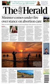 The Herald front page for 2 May 2025