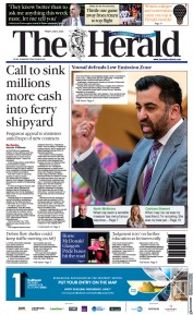 The Herald front page for 2 June 2023