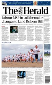 The Herald front page for 2 June 2025