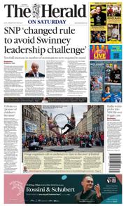 The Herald front page for 2 August 2025