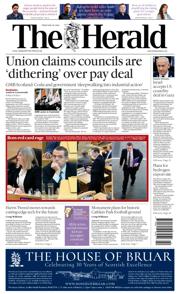 The Herald front page for 30 May 2025